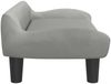 vidaXL Hundebett Hellgrau 70x40x24 cm Samt Bild 4