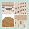 Relaxdays Aufbewahrungsbox mit Bambusdeckel im Set Bild 5