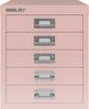 Bisley MultiDrawer™, 12er Serie, 5 Schubladen à H 51 mm, DIN A4, Farbe: pastellpink Bild 3