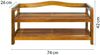 Casaria Schuhregal Schuhständer Holz Akazie 2 Etagen 2er Set Bild 4