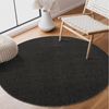 Sanat Teppich Uni, rund, Höhe: 13 mm, robuster Kurzflorteppich, große Farbauswahl Bild 4