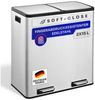 Gardissimo RUBI Duo Mülleimer Edelstahl Abfalleimer Treteimer 2x15 Liter Bild 5