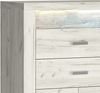 Lomadox Kommode INGENIO-161, Hochkommode Sideboard Highboard Wohnzimmerschrank modern in weiß Bild 2