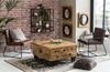 RUSTIC Couchtischtruhe Lackiertes Mangoholz Natur 90x90 cm Bild 1