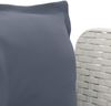 vidaXL 1-Sitzer Sessel mit Kissen Rattan-Look PP Weiß 8011879 Bild 5