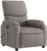 vidaXL Massagesessel Elektrisch Taupe Stoff 3204820 Bild 4
