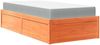 vidaXL Bett mit Matratze Wachsbraun 90x200 cm Massivholz Kiefer 3281945 Bild 2