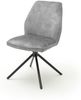 Polsterstuhl >Ottawa< (2-er Set) in Grau aus Metall - 52x89x64cm (BxHxT) Bild 2