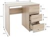 ML-DESIGN Schreibtisch Bürotisch mit 3 Schubladen, 3 Regale und Tastaturauszug für Heim /Bürö, Arbeitstisch Bürotisch Büromöbel Laptoptisch PC Tisch viel Stauraum Bild 3