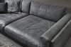 KAWOLA Big Sofa RAINA Leder anthrazit 85 x 150 x 254 cm Bild 2