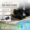 Juskys Sandfilteranlage, 7-Wege-Ventil und Filterbälle, bis 38,000l Pools, inkl. 2in1 Adapter Bild 1