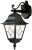 Außenleuchte, Wandlampe, ALU-Druckguss, Glas, Schwarz Bild 2