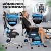 VALKENSTOL M7 MESH-SITZ Bürostuhl ergonomisch mit Schaumstoff Sitz - 5 Jahre Garantie - adaptive Lordosenstütze - tiefenverstellbare und neigbare Sitzfläche Bild 4