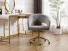 WAHSON OFFICE CHAIRS Bürostuhl aus Chenille, ergonomisch Drehstuhl mit Rollen Bild 2