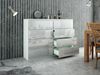 Raumhirsch Furniture Kommode, Sideboard, Kommode für das Schlafzimmer - Wohnzimmer (Maße: 120 × 39 × 101,5 cm, 8 Schubladen, Rollenschienen), viele Farbvarianten - Hochwertig & stabil Bild 4