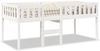 vidaXL Kinderbett ohne Matratze Weiß 90x190 cm Massivholz Kiefer 855019 Bild 2