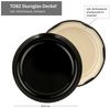 MamboCat Einmachglas 12er Set Rundglas 1062 ml To 82 Schwarzer Deckel incl. Rezeptheft, Glas Bild 4