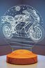 Geschenkelampe LED Nachttischlampe Racing Motorrad 3D Nachtlicht Geschenk für Motorradfahrer, Leuchte 7 Farben fest integriert, Geburtstagsgeschenk für Freunde, Kollege Bild 4