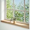 vidaXL Fensterbänke 2 Stk. Unbehandelt 100x15x2 cm Massivholz Eiche 4009088 Bild 2
