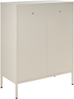 Schrank WAKATIPU Metall Hellbeige Bild 5