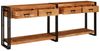 vidaXL Konsolen-Tische 2 pcs Braun 200 x 33 x 75 cm Massivholz Akazie 3324227 Bild 4