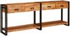 vidaXL Konsolen-Tische 2 pcs Braun 200 x 33 x 75 cm Massivholz Akazie 3324227 Bild 2