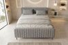 Boxspringbett Aurelio - Boucle-Stoff - grau - 160x200 cm Bild 4