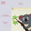 Bellabino 'Helme' Aufbewahrungsboxen, Affe/Löwe/Koala/Fuchs, beige, 4er-Set Bild 4