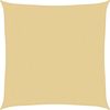 vidaXL Sonnensegel Sandfarbe 4x4 m 100% Polyester Oxford 4000412 Bild 2