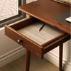 IDIMEX Schreibtisch PIERO, Homeoffice Tisch aus Massivholz mit Stauraum Kastanie Finish Bild 3