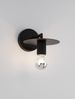 Nova Luce 9501232 ROYAL Wandleuchte mit Schirm Schwarz E27 Bild 5