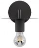 Nova Luce 9501232 ROYAL Wandleuchte mit Schirm Schwarz E27 Bild 2