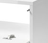 Waschbeckenunterschrank Glide in weiß Hochglanz und grau 80 cm Bild 4