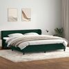 vidaXL Boxspringbett mit Matratzen Dunkelgrün 180x220 cm Samt 3317412 Bild 3