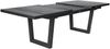 Gartentisch Nizza Ausziehtisch mit Synchronauszug 200/260x100x75cm V-Fuß Keramik Anthrazit Bild 3