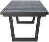 Gartentisch Nizza Ausziehtisch mit Synchronauszug 200/260x100x75cm V-Fuß Keramik Anthrazit Bild 5