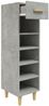 vidaXL Schuhschrank Betongrau 30x35x105 cm Holzwerkstoff 812802 Bild 3