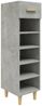 vidaXL Schuhschrank Betongrau 30x35x105 cm Holzwerkstoff 812802 Bild 2