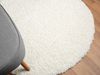 Hochflor Teppich SHAGGY creme rund diverse Größen Bild 3