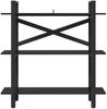 vidaXL Bücherregal Schwarz Eichen-Optik 100 x 33,5 x 102 cm 883946 Bild 5