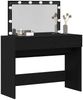 vidaXL Schminktisch mit Spiegel Schwarz Eichen-Optik 100 x 40 x 120 cm 868862 Bild 3
