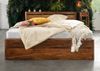 Bett mit Schublade Sheesham 180x200x90 walnuss gewachst TORONTO #254 Bild 4