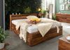 Bett mit Schublade Sheesham 180x200x90 walnuss gewachst TORONTO #254 Bild 2