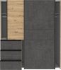 Schwebetürenschrank >Zorana< in Artisan Eiche - 200.1x200.5x61.2cm (BxHxT) Bild 5