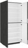Garderobenschrank >Piacenza< in Schiefer Nachbildung - 81x168x38cm (BxHxT) Bild 2