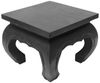 Oriental Galerie Opiumtisch Nachttisch Opium Hocker Bestelltisch 25x25 cm Couchtisch Wohnzimmertisch Dekoration Akazien Massiv Holz Schwarz Bild 3