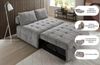 ATLANTIC home collection Schlafsofa Kuno, B:140cm, 2-Sitzer Schlafsofa mit Sitztiefenverstellung (2x) Bild 3