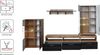 Wohnwand SONATE schwarz supermatt Hirnholz inkl. LED Bild 4
