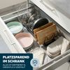 eluno Topfdeckel und Pfannenhalter aus schwarzem Metall ca. 47 x 17 x 14 (B/H/T) Bild 3
