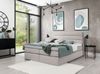AX LIVING Boxspringbett 140x200 Beige Sequoio mit Matratze und Topper Bild 3